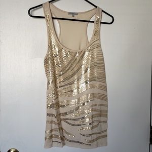 Charlotte Russe Sequin Tank Top